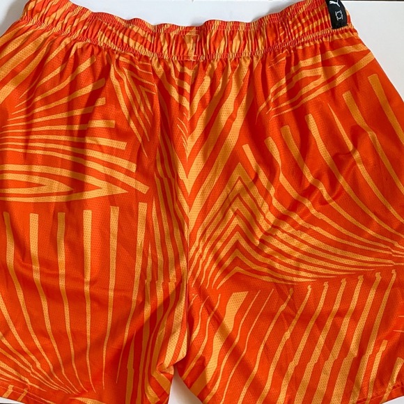 Puma Men's Baseline Orange Printed Basketball Athletic Shorts 3X NWOT - Picture 16 of 16